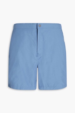 Calder 6E mid-length cotton-blend swim shorts