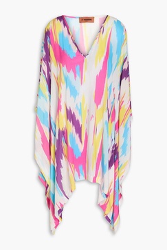 Mare printed satin kaftan