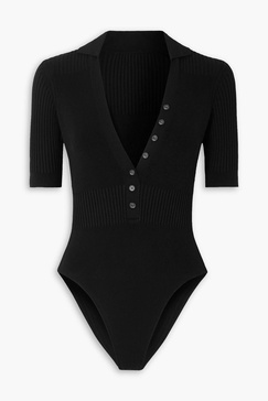 Yauco ribbed-knit bodysuit