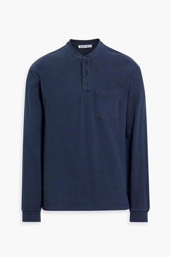 Allan cotton-jersey Henley T-shirt