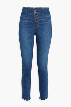 Stratton high-rise slim-leg jeans