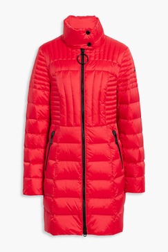 Traverse quilted shell down coat