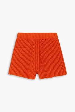 Palm Springs ribbed cotton shorts