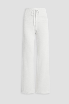 Linen wide-leg pants