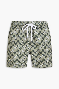 Copa short-length printed swim shorts