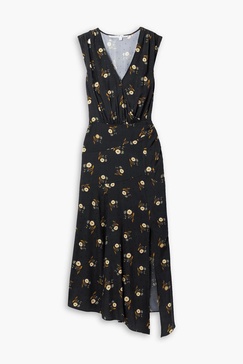 Wixson floral-print silk-blend jacquard maxi dress