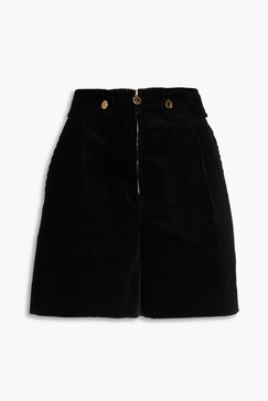 Cotton-corduroy shorts