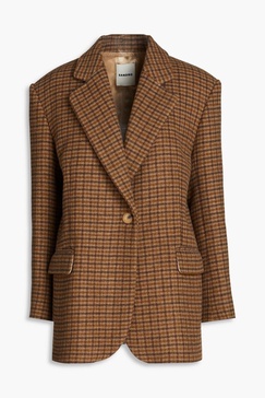 Jenna checked tweed blazer