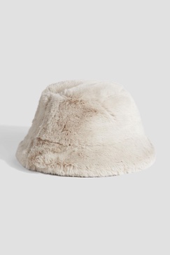 Wera faux fur bucket hat