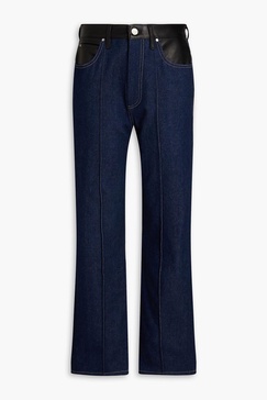 Martin high-rise straight-leg jeans