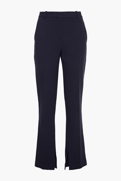 Stretch-twill slim-leg pants