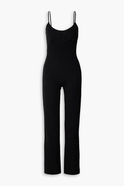 Rio Corset stretch-ponte jumpsuit