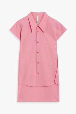 Ladio cotton and silk-blend poplin shirt