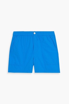 Utility shell drawstring shorts