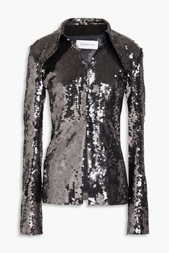 Opala sequined mesh shirt