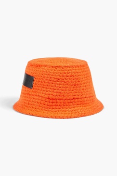 Knitted bucket hat