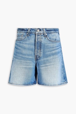 Maya faded denim shorts