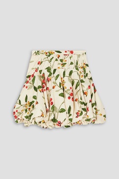 Hinojo printed voile mini skirt