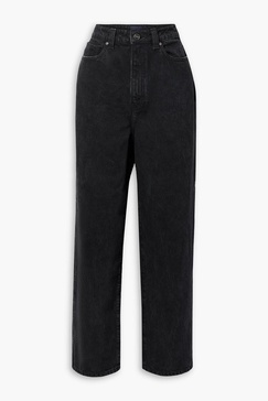 Martin high-rise straight-leg jeans