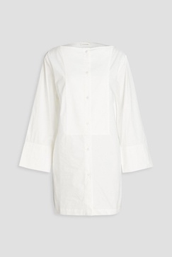 Baltimore cotton-poplin and piqué top