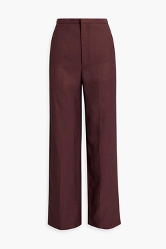 Aiwa twill wide-leg pants