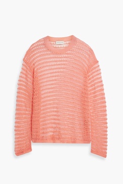 Open-knit sweater