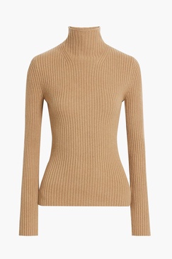 Freda ribbed cashmere turtleneck sweater