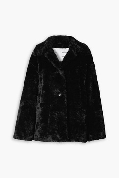 Faux fur coat