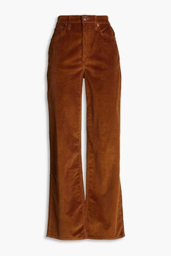 Logan cotton-blend corduroy wide-leg pants