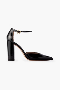 100 patent-leather pumps