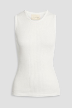 Fatu ribbed cotton-jersey tank