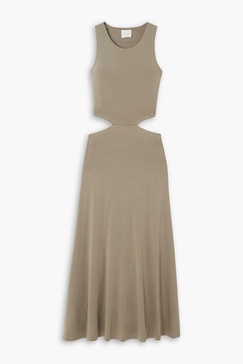 Argo cutout stretch-TENCEL™ Lyocell midi dress