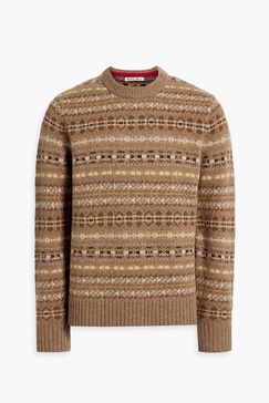 Fair Isle merino wool sweater