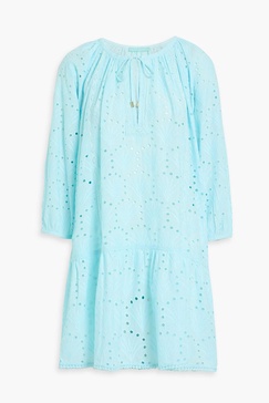 Ashley broderie anglaise cotton mini dress