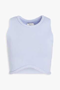 Elm cropped knitted top