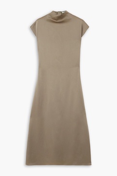 Satin midi dress