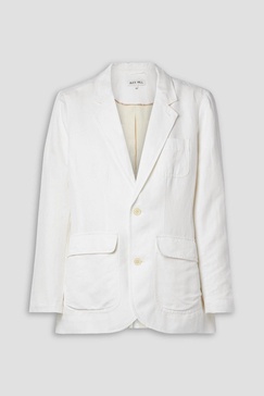 Meggie linen, TENCEL Lyocell and cotton-blend twill blazer