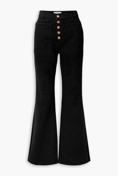 The Lou high-rise flared jeans