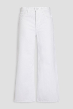 Andi cropped high-rise wide-leg jeans