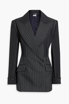 Mariposa pinstriped wool-blend twill blazer