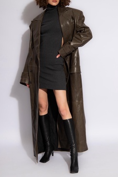 The Mannei ‘Copenhagen’ leather coat