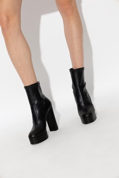 Casadei Heeled ankle boots with leather