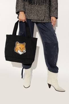 Maison Kitsune Shopper bag with logo