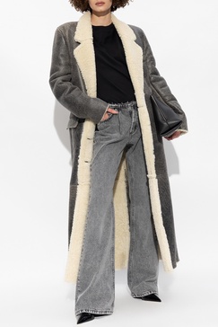 The Mannei ‘Greenock’ long shearling coat