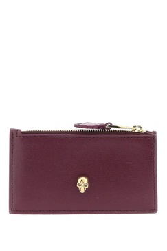 Alexander McQueen Skull-Motif Zipped Cardholder