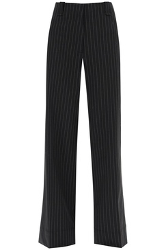 Ganni Pinstriped Wide Leg Pants