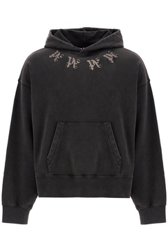 Palm Angels Statement Monogram Hooded Sweatshirt Men