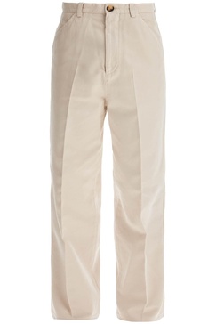 BRUNELLO CUCINELLI Contemporary Twill Gabardine Trousers in Slim Fit