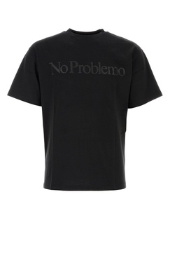 Black cotton t-shirt