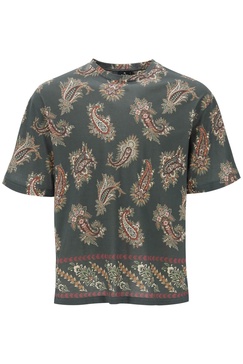 Etro T Shirt Girocollo Con Stampa Paisley